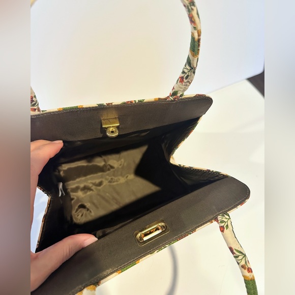 RARE Vintage Mid Century Margaret Smith of Gardiner Maine Handbag, Granny Chic! - Picture 2 of 5